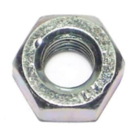 Midwest Fastener Hex Nut, 1/4"-28, Steel, Plain, 12 PK 60678
